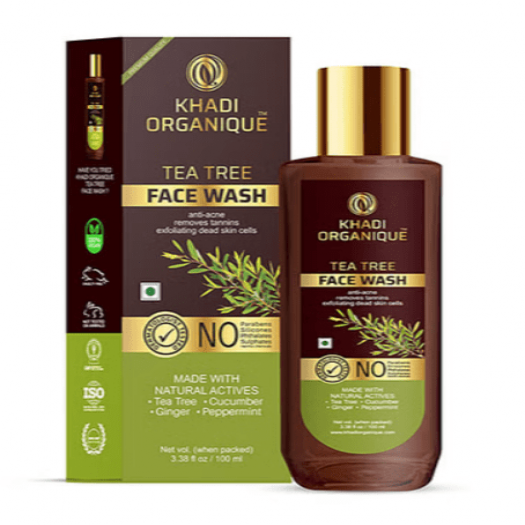 Khadi Organique Tea Tree Face Wash